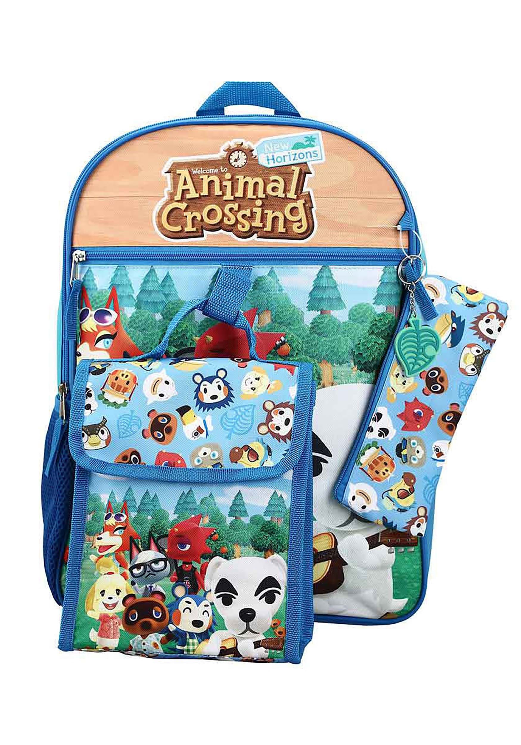 Animal Crossing 5 Piece Backpack Set | Accessories