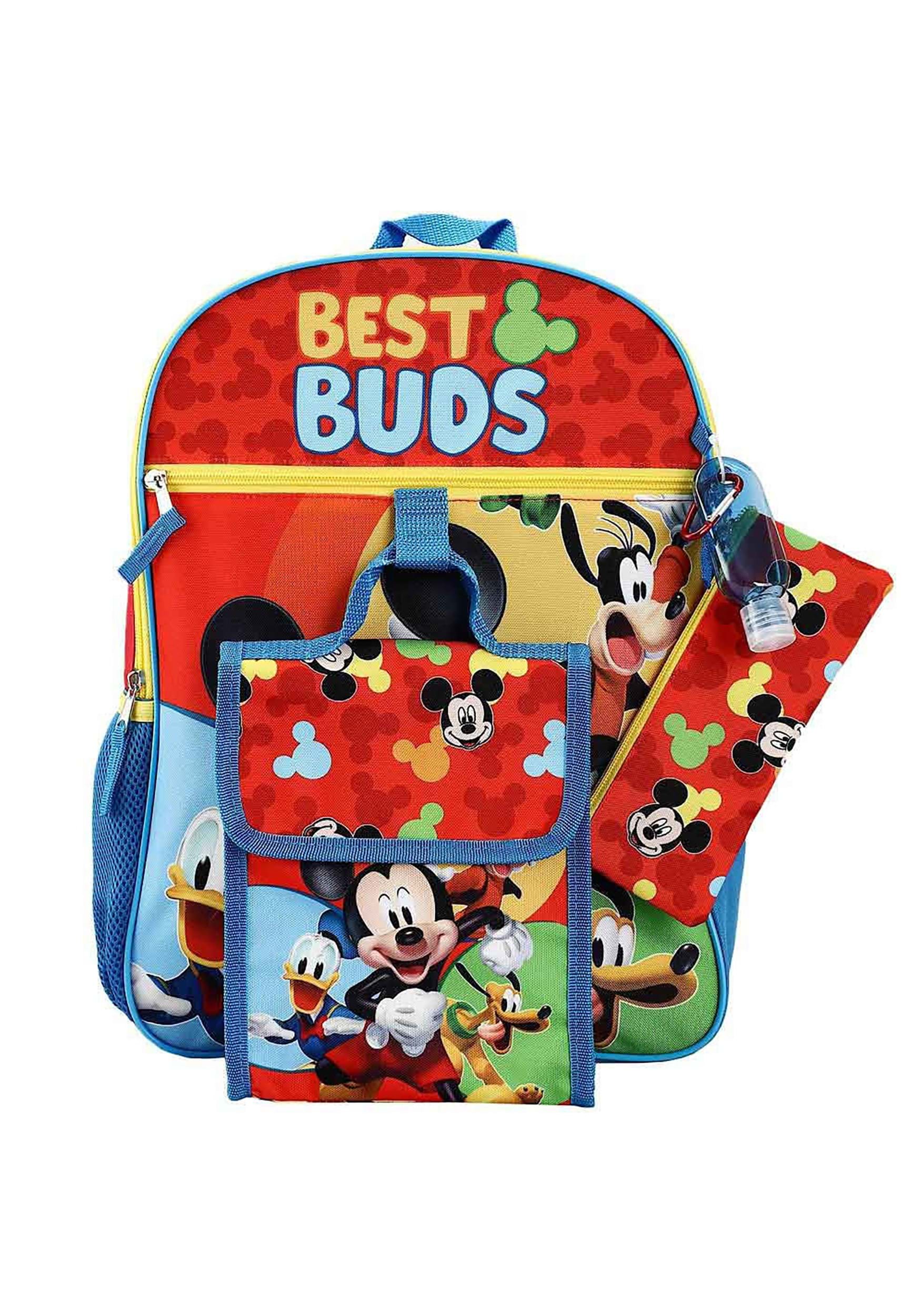 Mickey Mouse 6pc Backpack Set