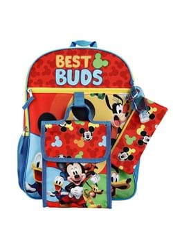 6 Piece Mickey Mouse Backpack Set