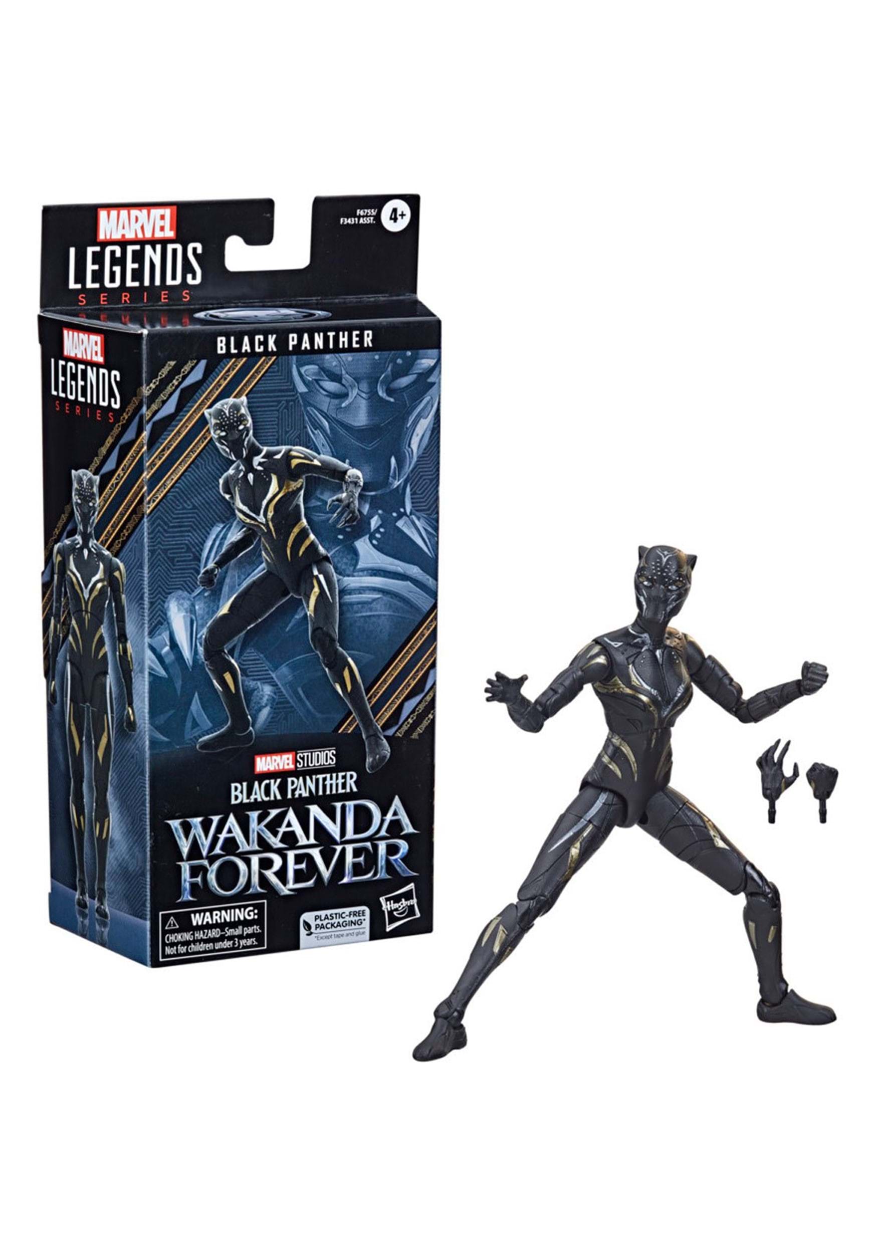 Marvel Legends Series Black Panther Wakanda Forever Black Panther 6-Inch  Action Figure
