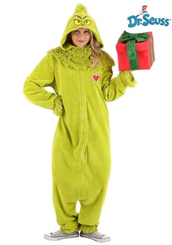 The Grinch Jumpsuit Costume for Adults