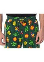 MENS DONKEY KONG & DIDDY TROPICAL SLEEP PANTS Alt 1