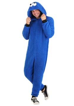 Adult Sesame Street Cookie Monster Sherpa Union Suit