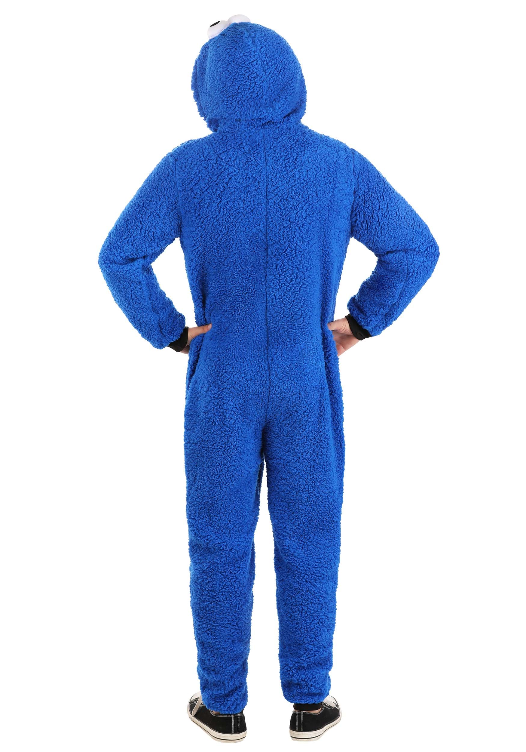  Sesame Street Adult Unisex Cookie Monster Costume Sherpa  One-Piece Union Suit Pajama Onesie For Men And Women (2X/3X) : Clothing,  Shoes & Jewelry