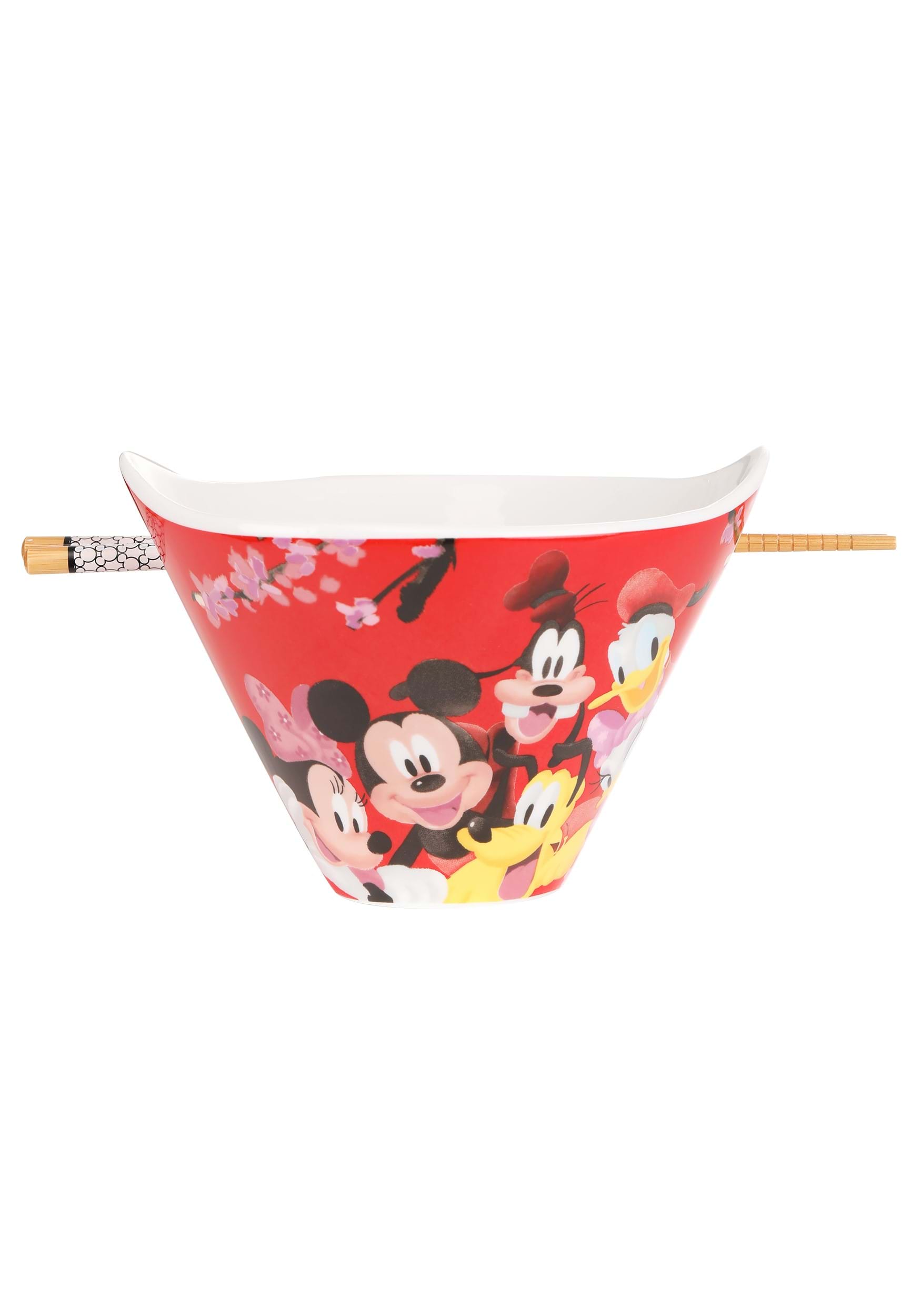 Mickey & Friends Disney Noodle Bowl w/ Chopsticks