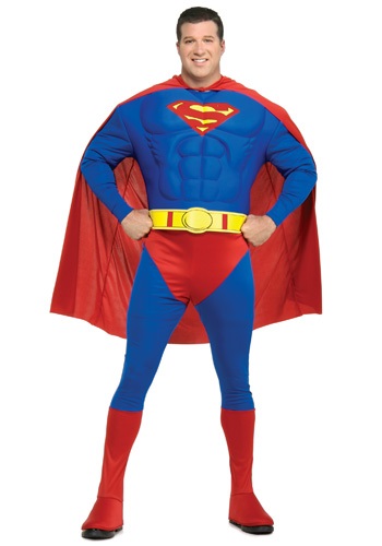 Superman Plus Size Superhero Costume