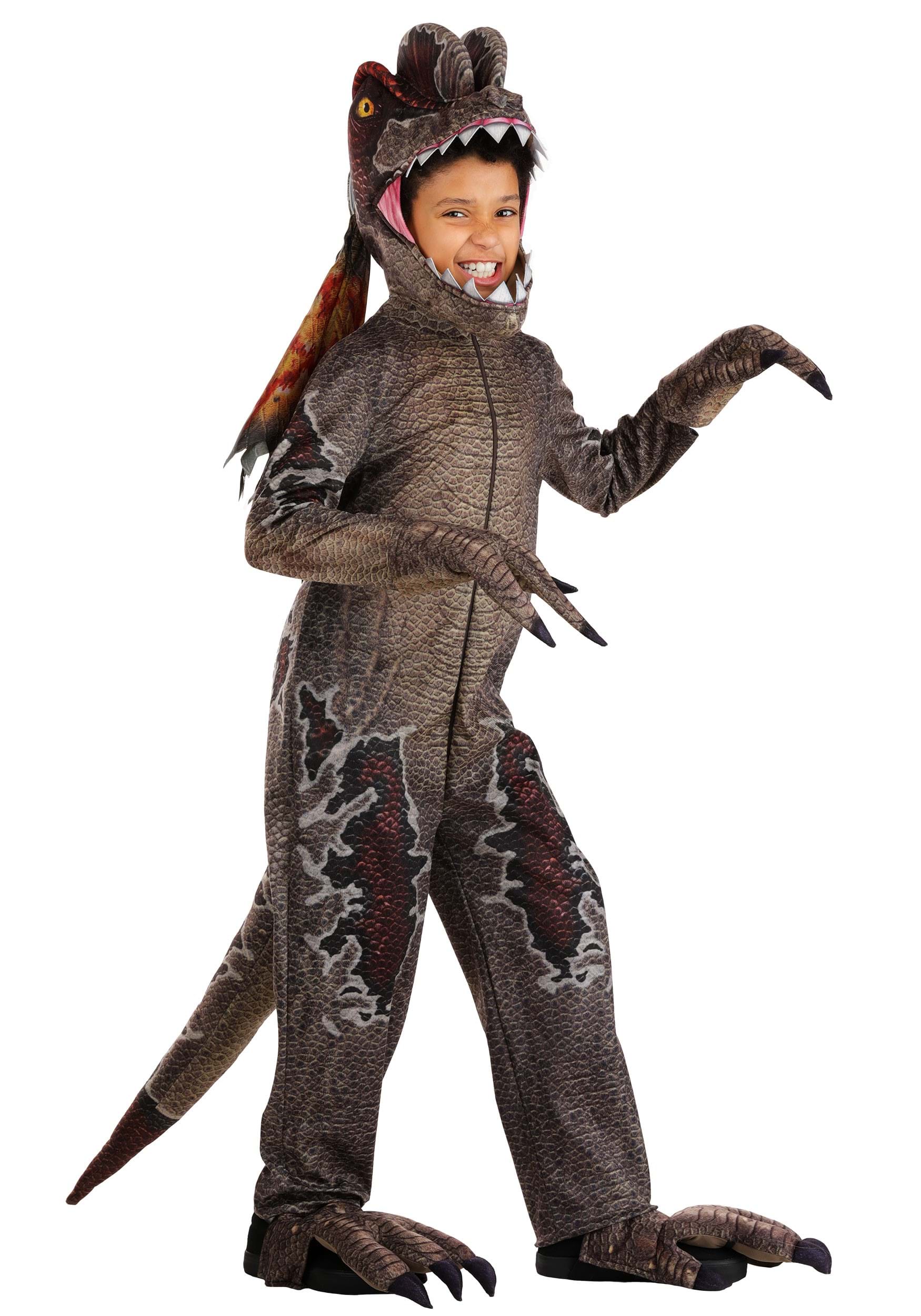 Deluxe Kids Dilophosaurus Costume | Kids Dinosaur Costumes