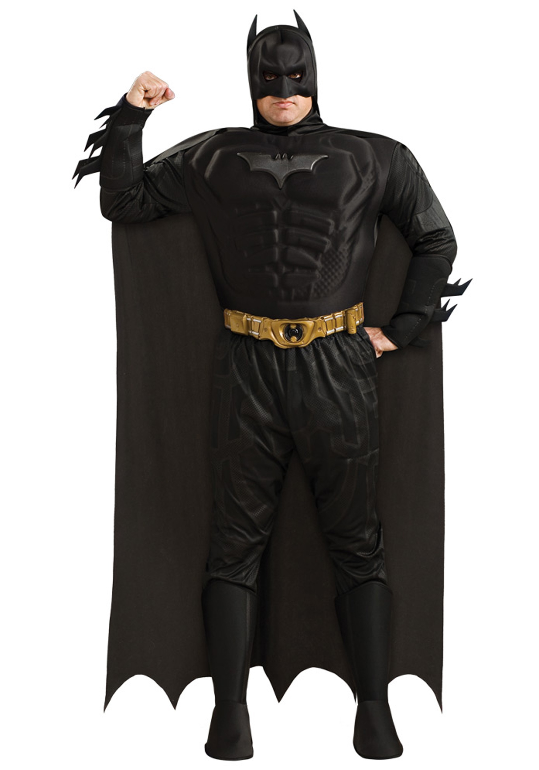 Plus Size Mens Dark Knight Batman Costume | Superhero Costume