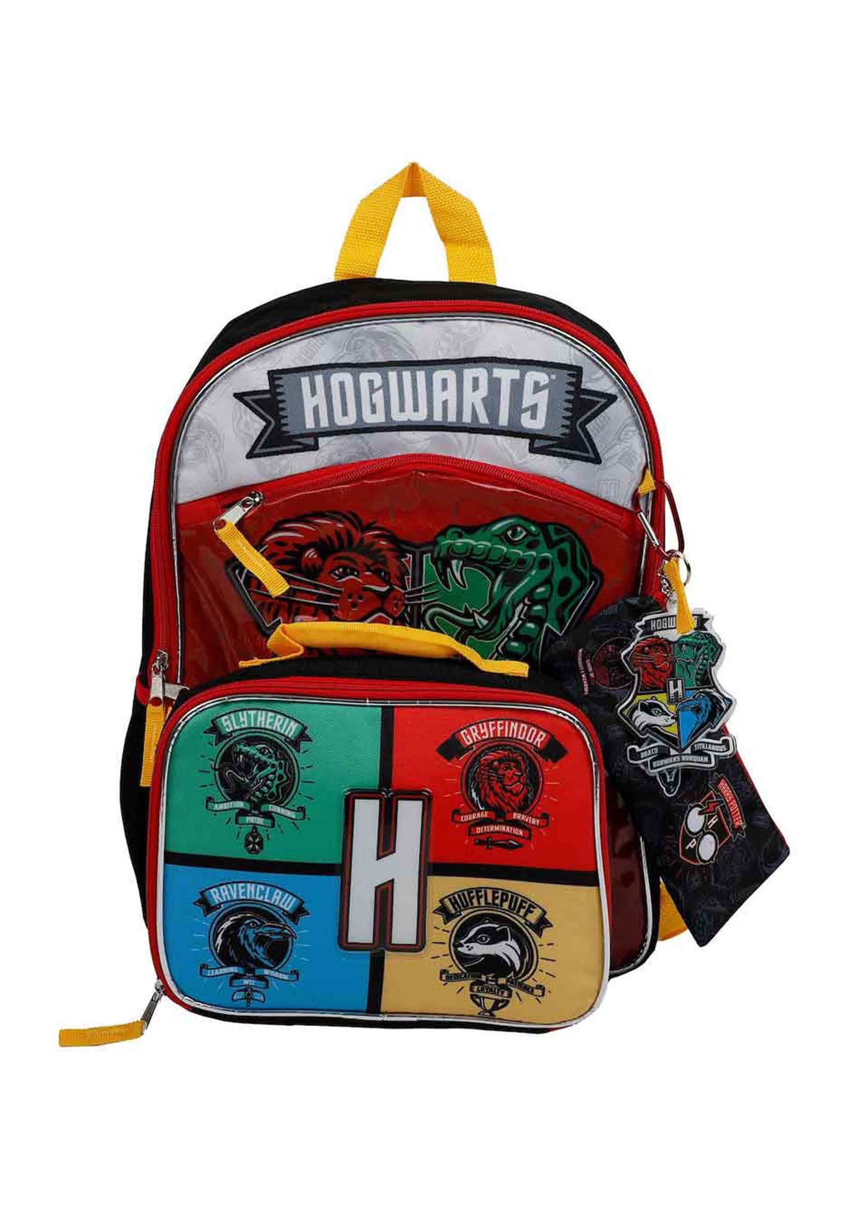 Harry Potter 5 Piece Hogwarts Backpack Set , Harry Potter Backpacks