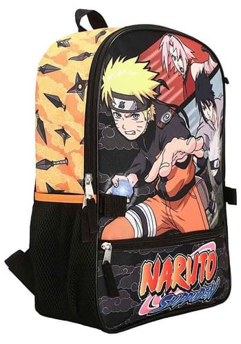 Naruto Shippuden 5 Piece Characters Backpack Set