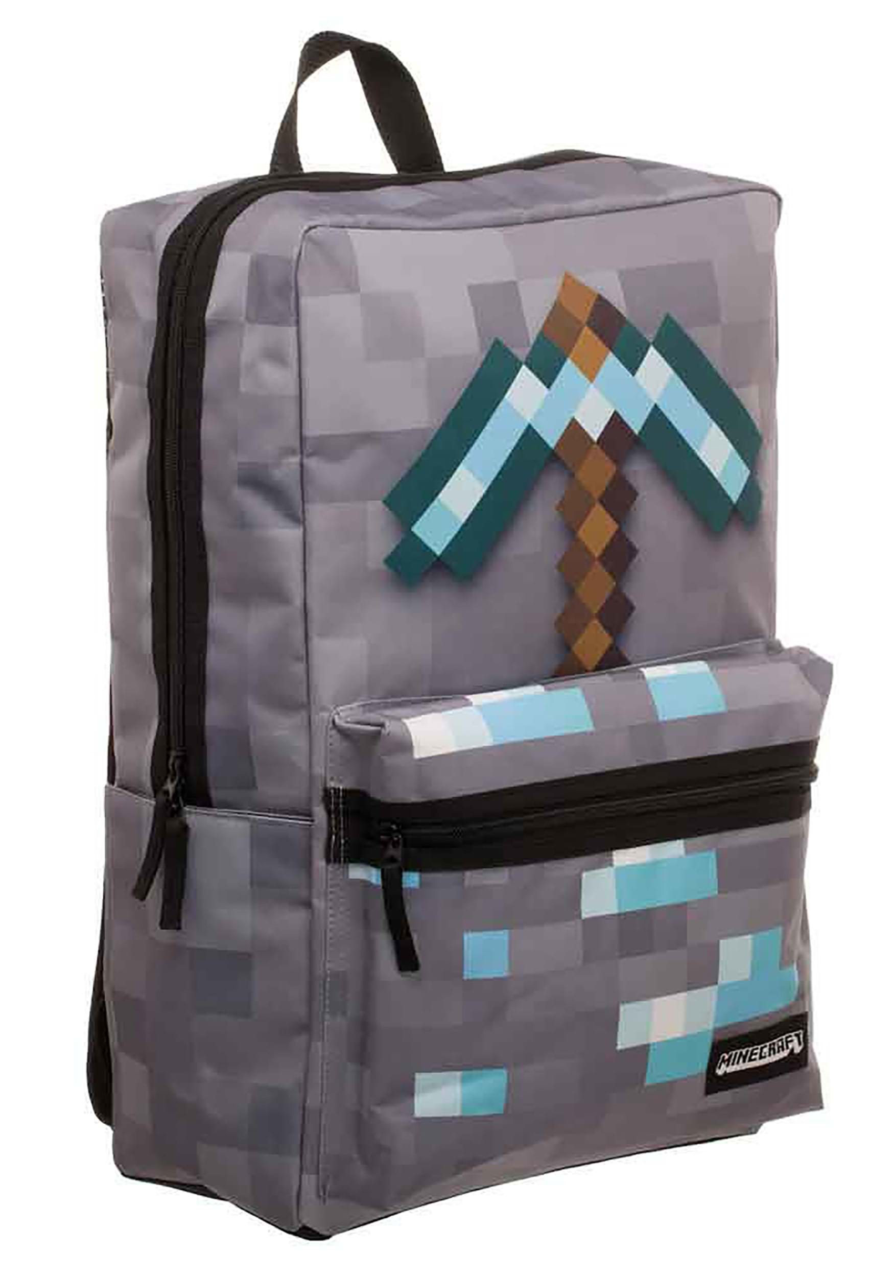 Minecraft Pickaxe Patch Laptop Backpack