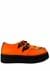Patent Orange Jack O Lantern Creeper Shoes Alt 1