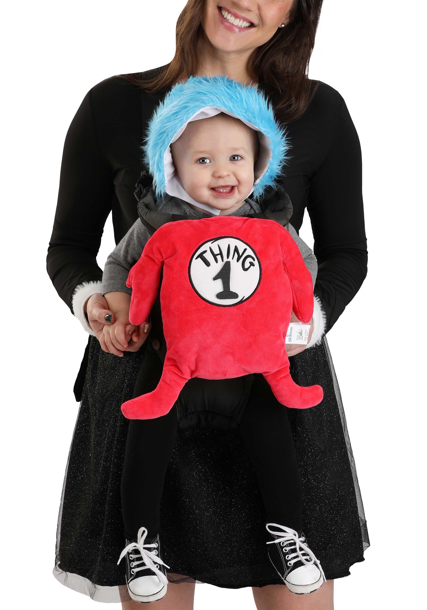 Dr. Seuss Thing 1 and Thing 2 Baby Carrier Costume Cover