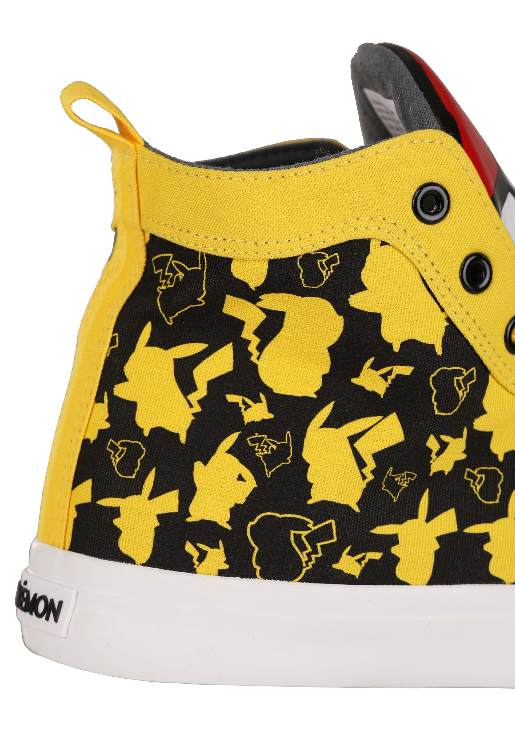 Adult Pokémon Pikachu High Top Shoes , Pokémon Accessories