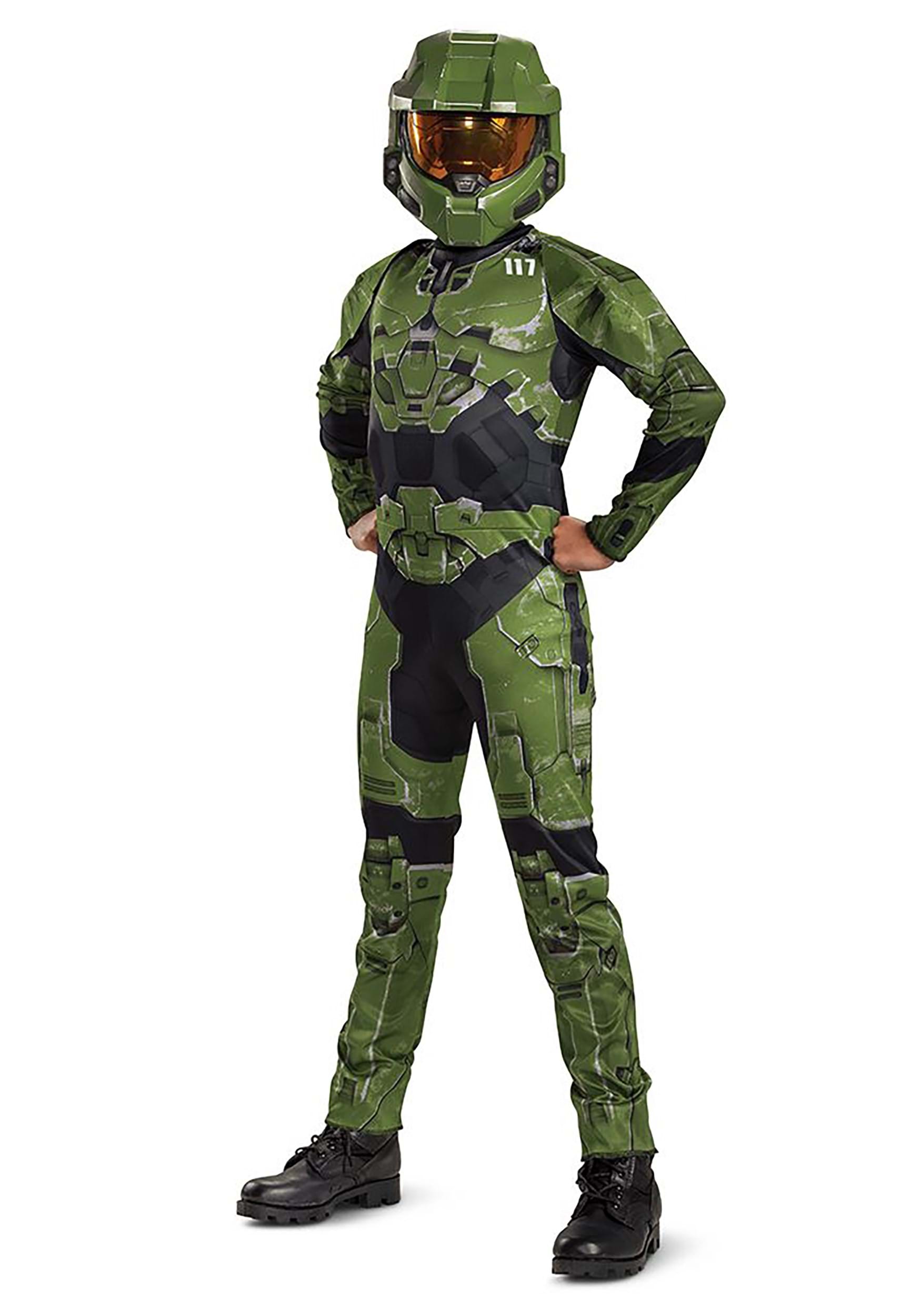 Photos - Fancy Dress HALO Disguise  Infinite Master Chief Child Classic Costume for Kids Gray 