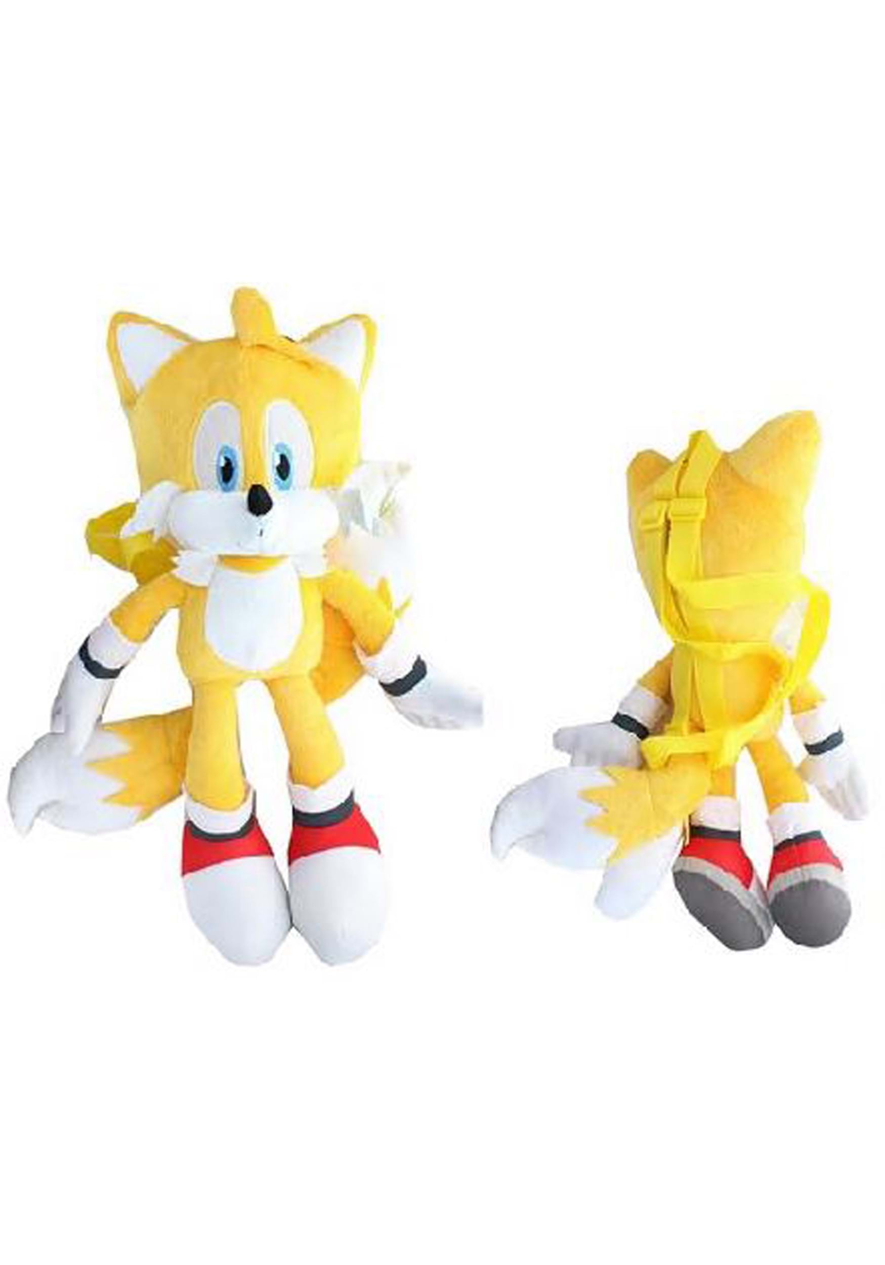 18" Sonic Tails Plush Backpack | Video Game Backpacks