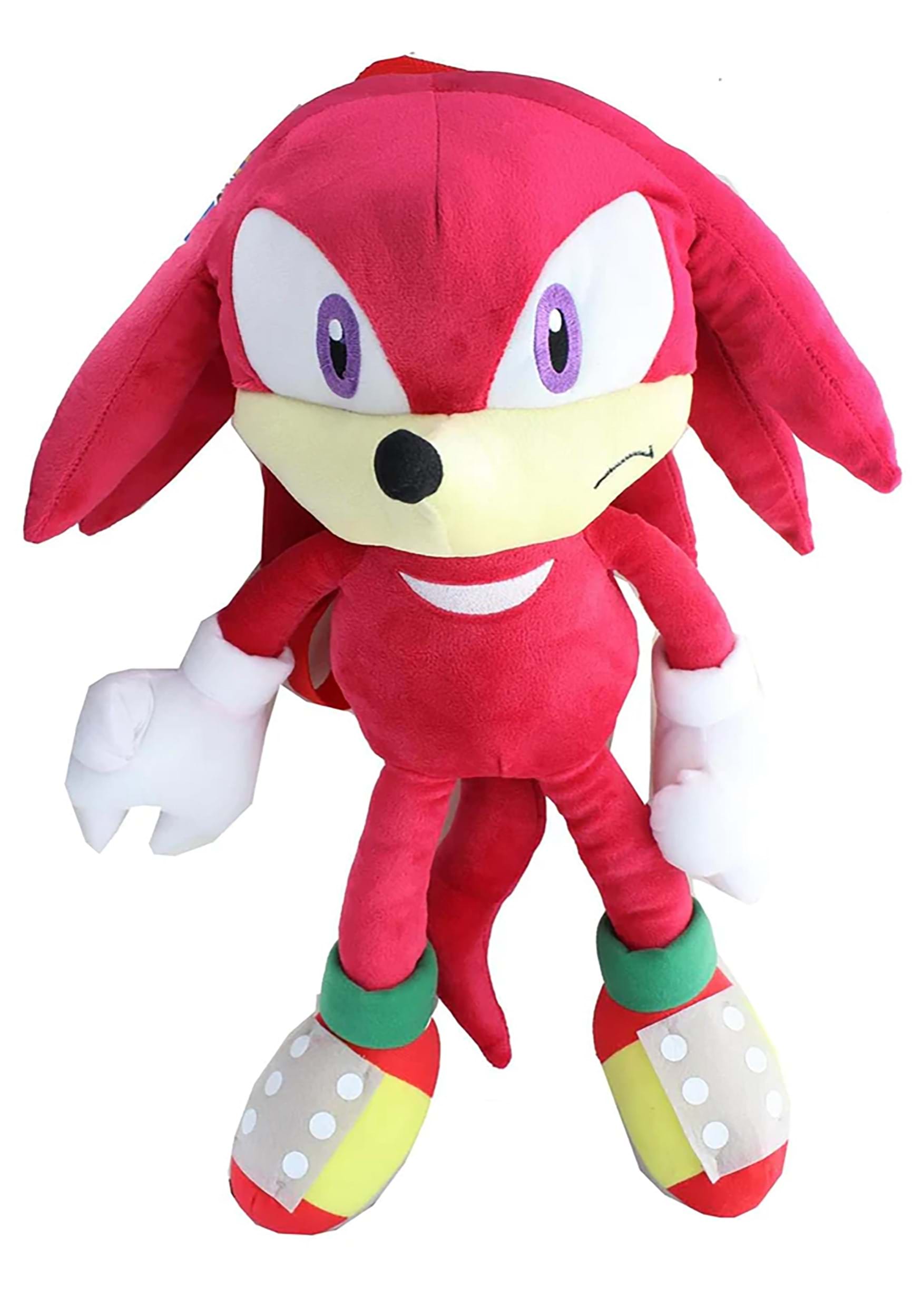 18 Inch Plush Sonic Knuckles Backpack