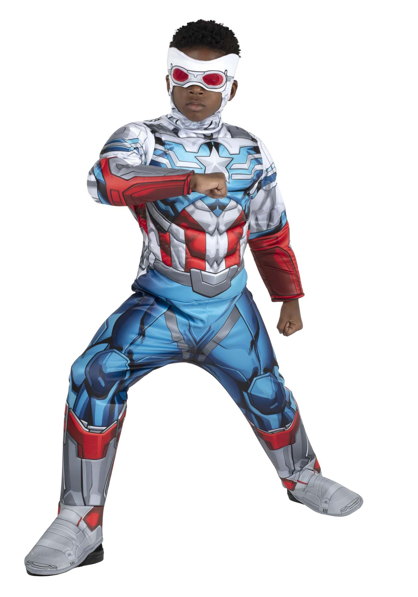 Captain America Falcon Boys Costume
