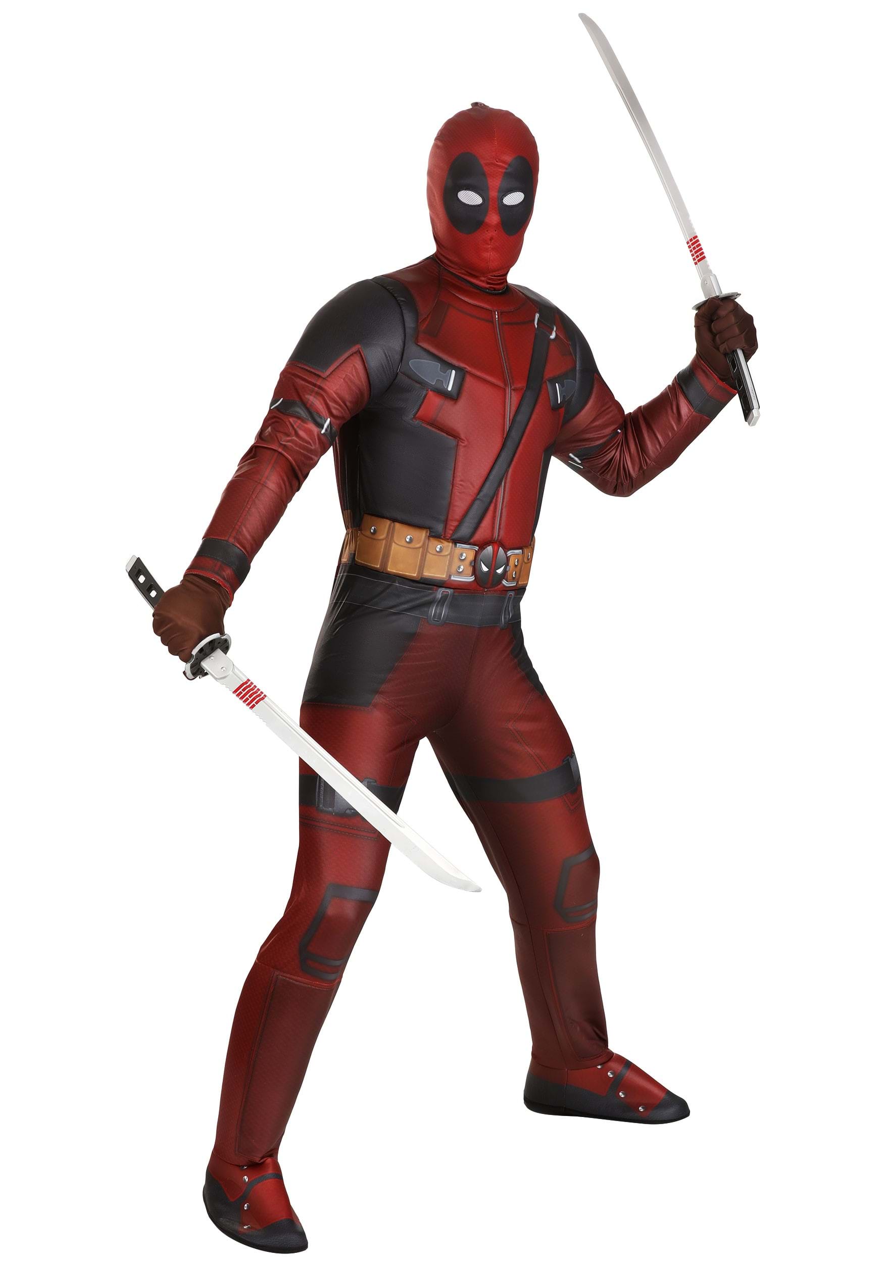 informeel combinatie patroon Deadpool Adult Costume