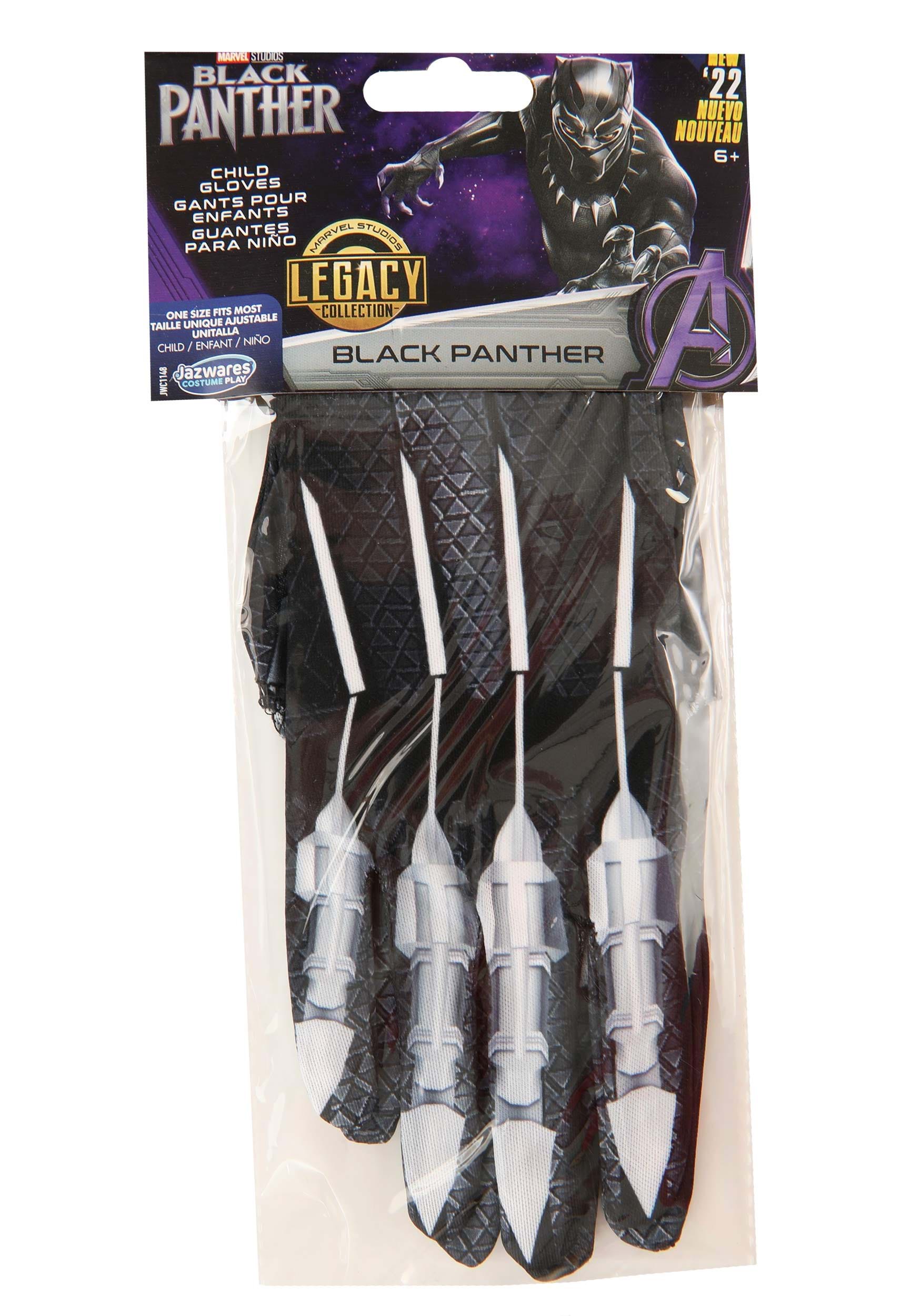 Black Panther Kid's Superhero Gloves