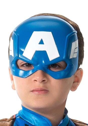 Child Captain America Half Mask