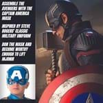 Kid's Captain America Mask