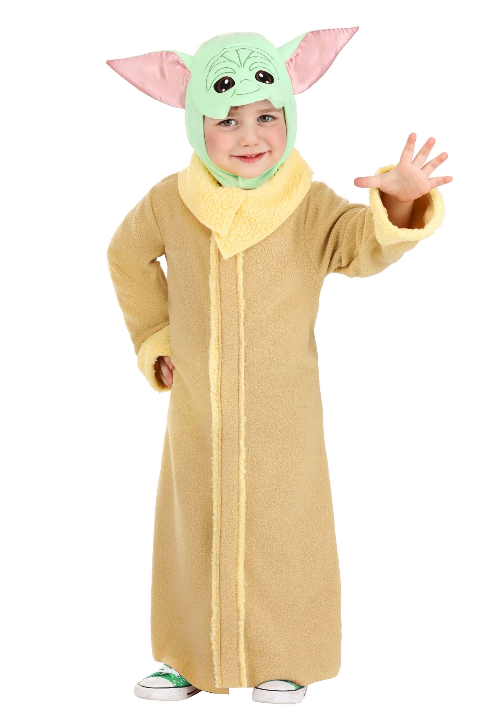Photos - Fancy Dress Jazwares Star Wars Grogu Costume for Toddlers Brown/Pink/Green JWC 