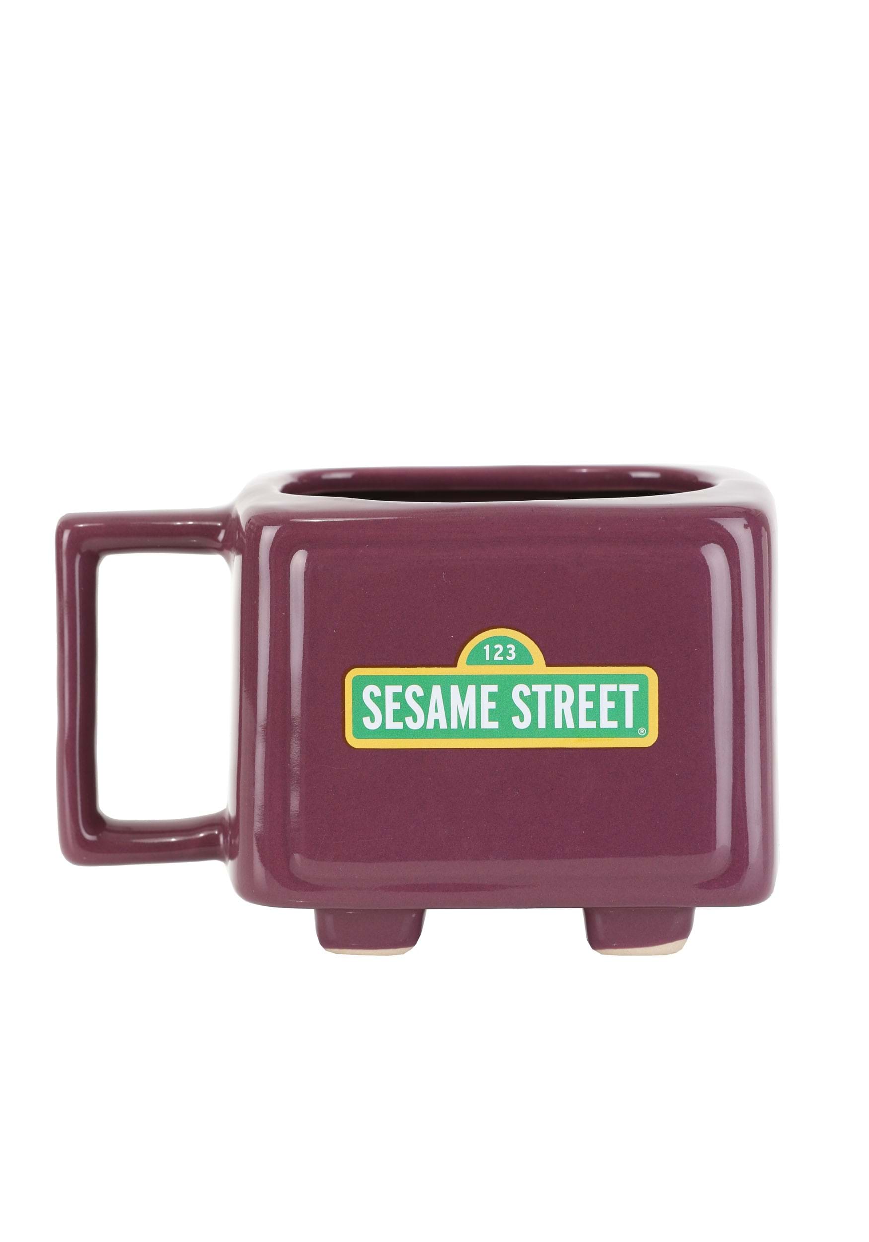 Sesame Street Heat Reveal TV Shape Adult Mug