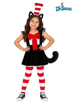 Girl's Dr. Seuss Cat in the Hat Costume Dress upd