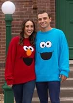 Adult Fuzzy Elmo Oversized Sweater Alt 1