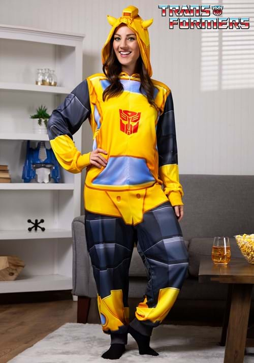 Adult Transformers Bumblebee Union Suit