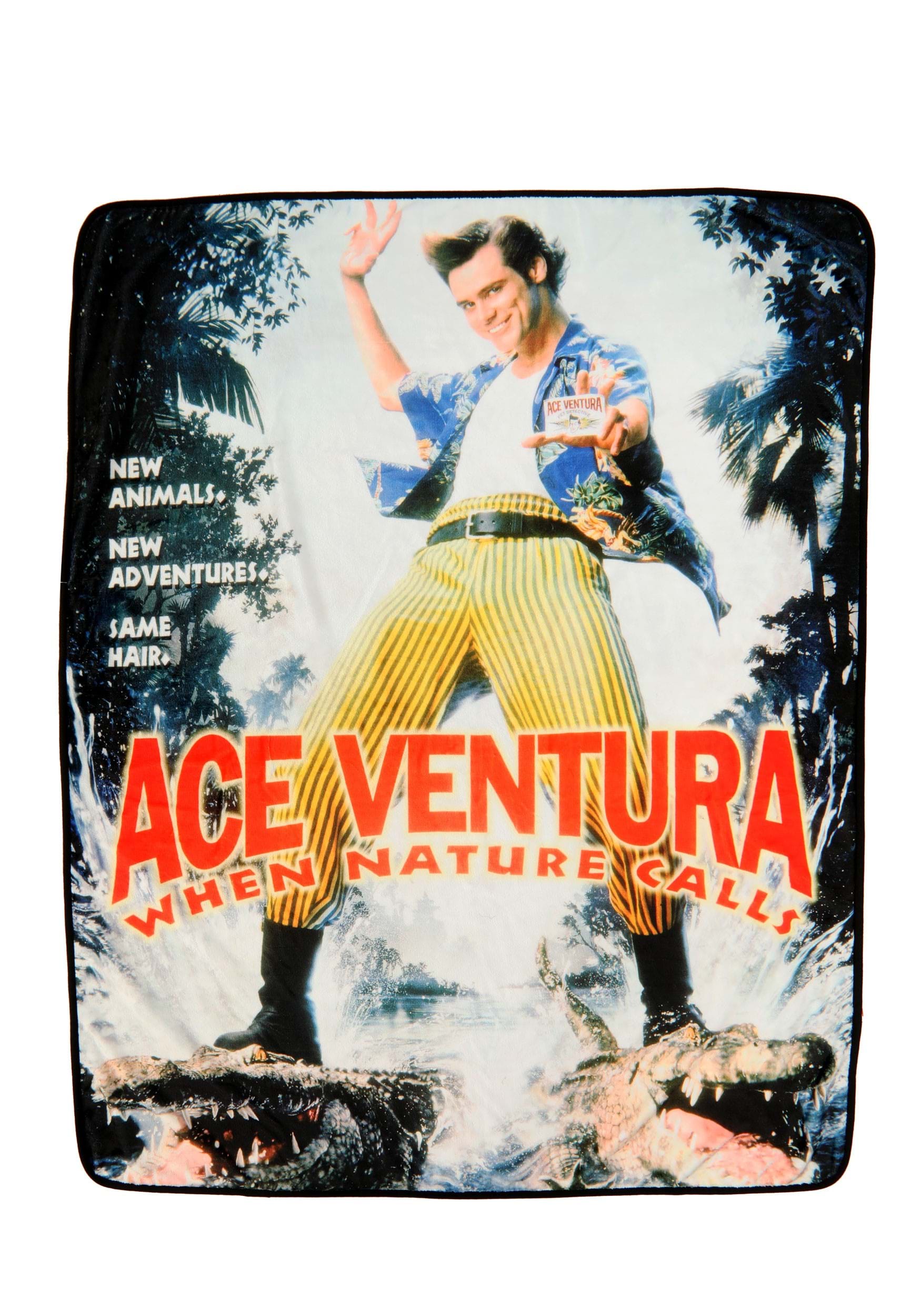 Ace Ventura When Nature Calls 60x48 Comfy Blanket | Movie Blankets