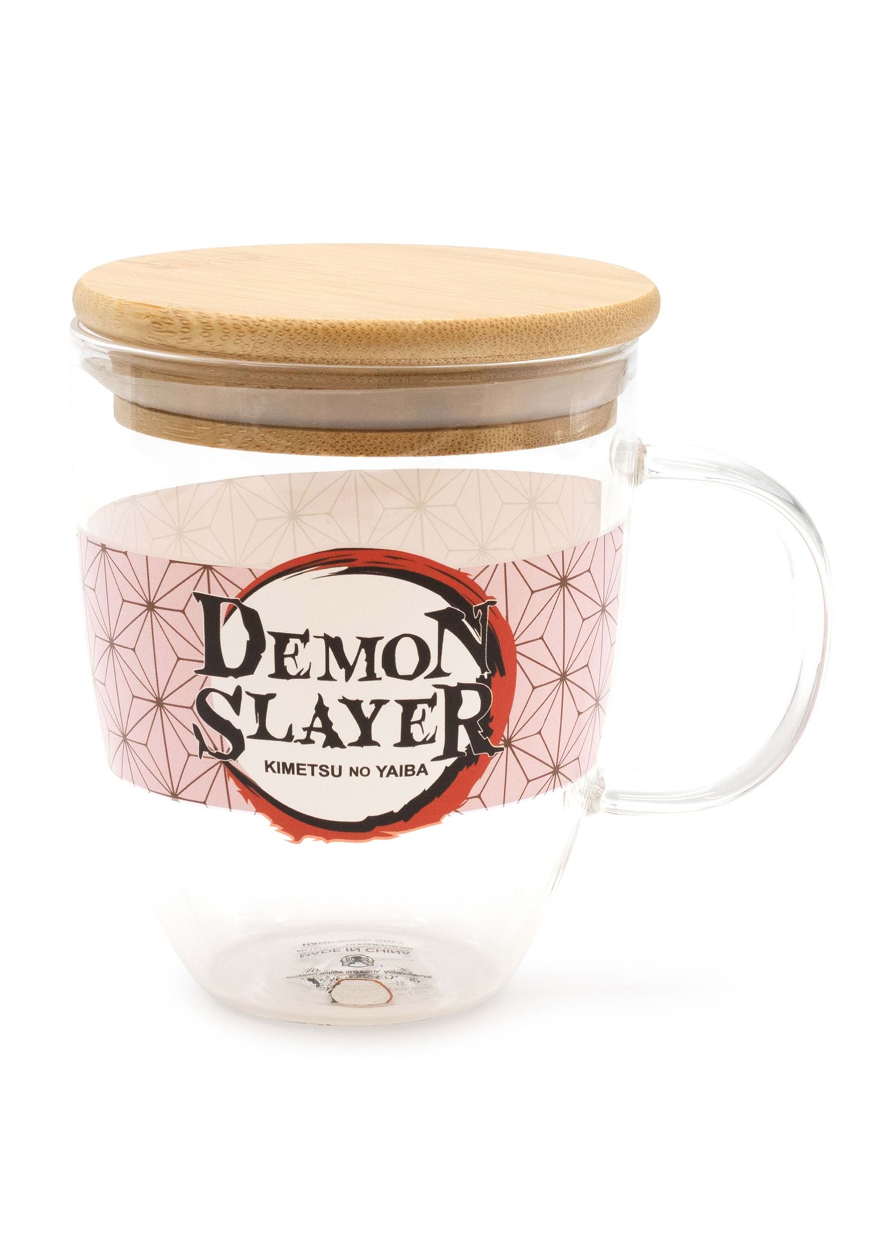 Demon Slayer 13oz Nezuko Glass Mug with Lid