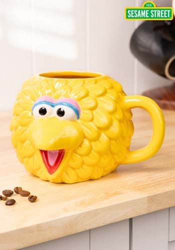 Big Bird Head Molded Mug
