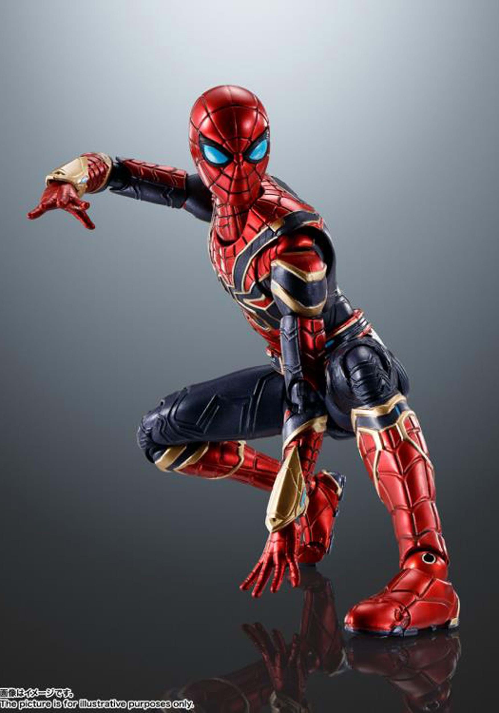 Disney-Marvel Movie Anime Figure, Iron Man, Spider-man Decor
