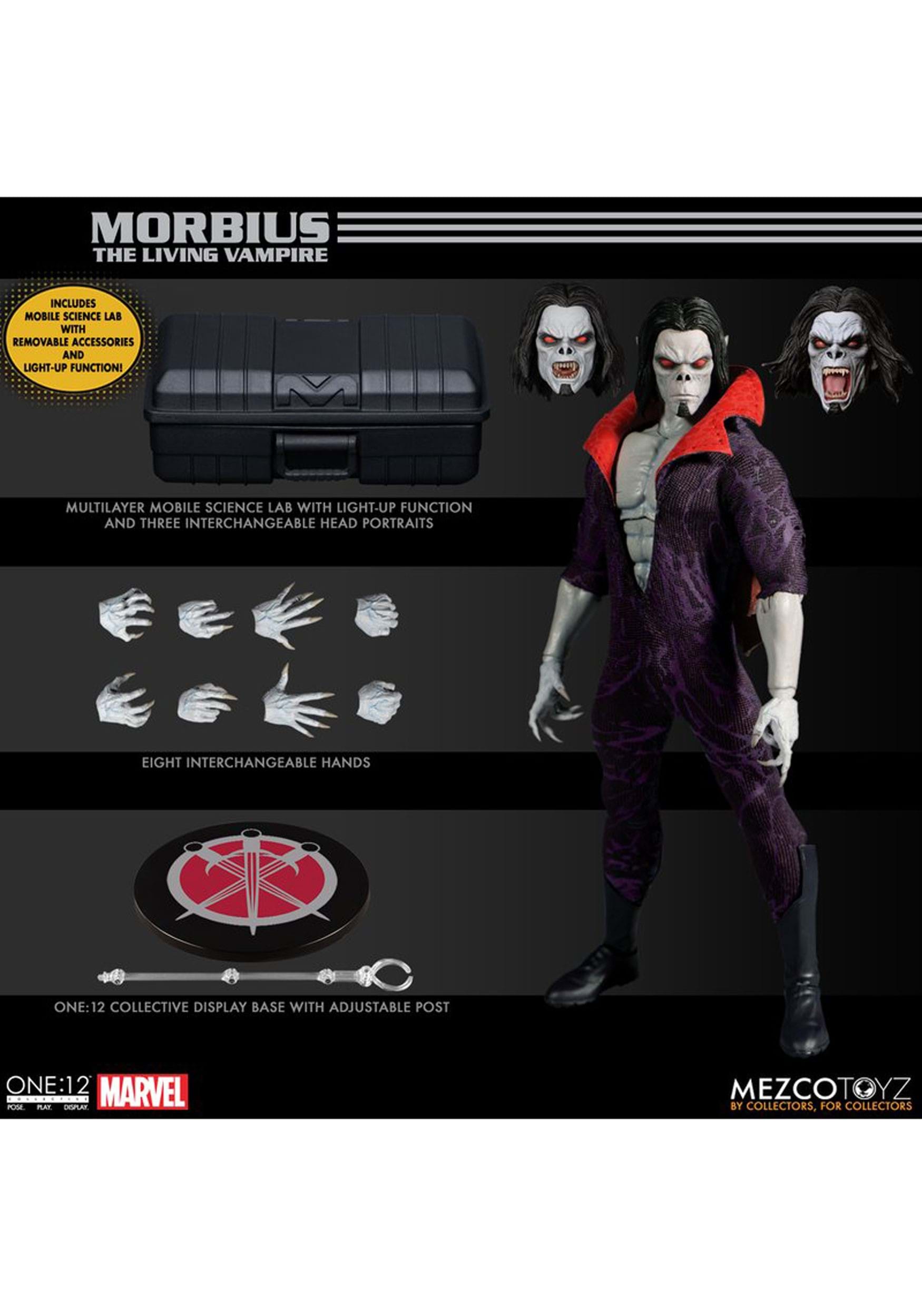 Marvel One:12 Collective Morbius Action Figure , Marvel Collectible Action Figures