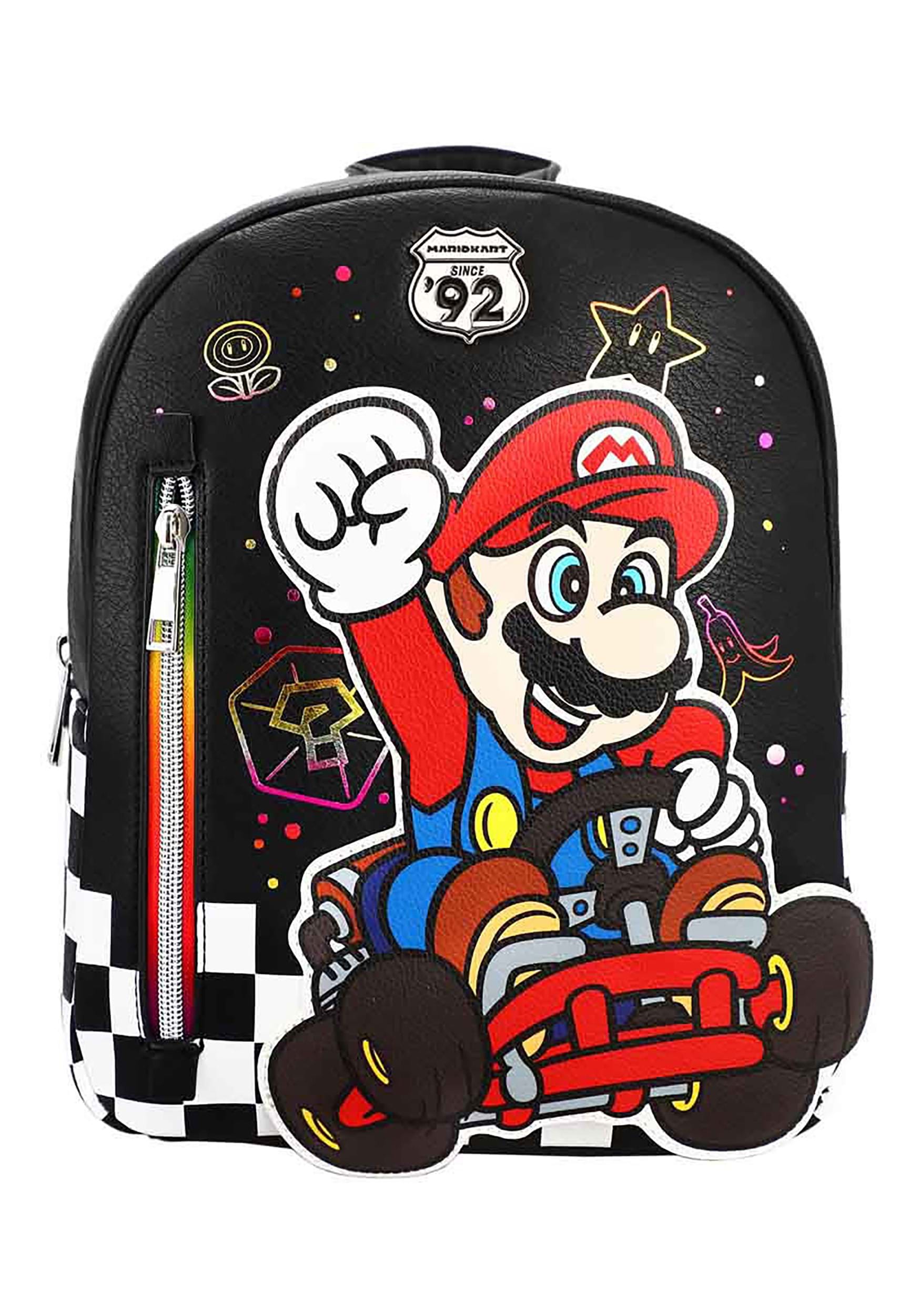 Rainbow Road Mario Kart Mini Backpack