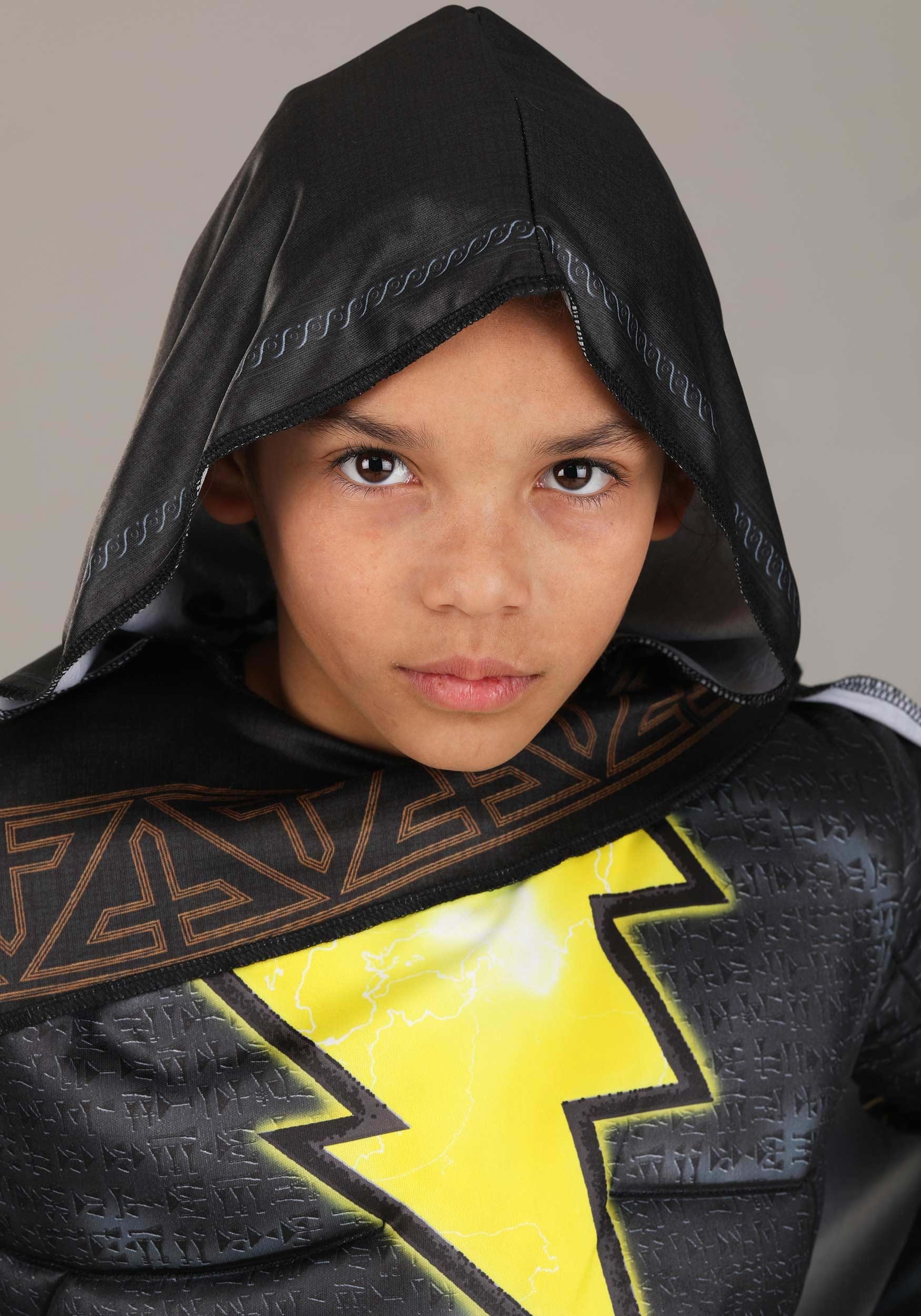 Kid's Black Adam Deluxe Costume , Boy's Superhero Costumes