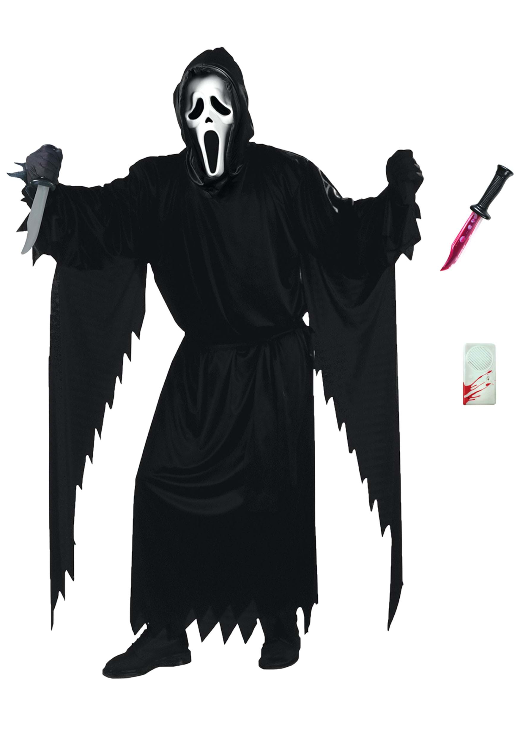 Adult Ghost Face Costume Set | Scream Costume and Accessories