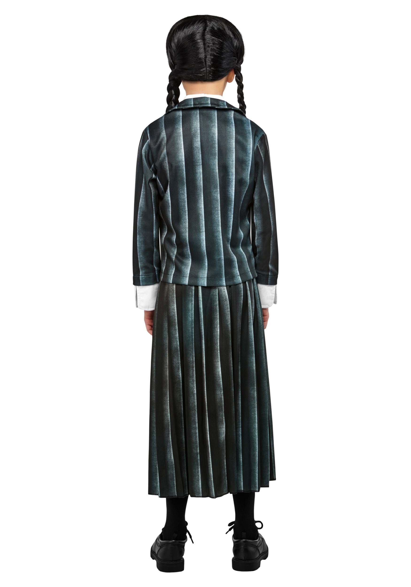 Nevermore Academy Wednesday Uniform Girls Costume