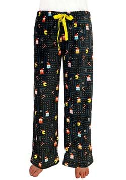 Adult Pac Man Holiday Maze Toss Plush Sleep Pants