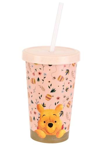 Winnie the Pooh Floral Honey Pot Bamboo Tumbler with Straw