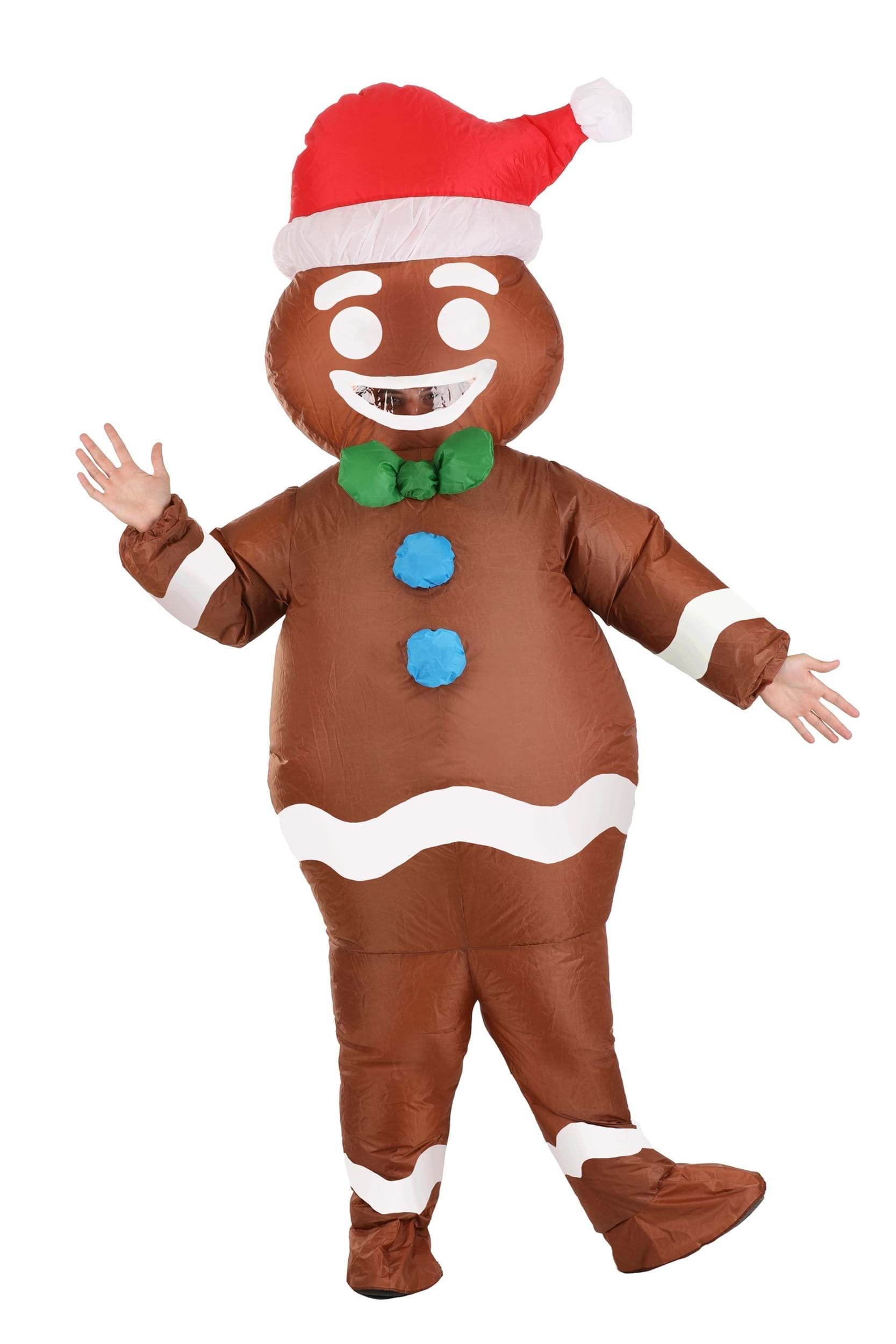 Adult Gingerbread Inflatable Costume | Christmas Costumes