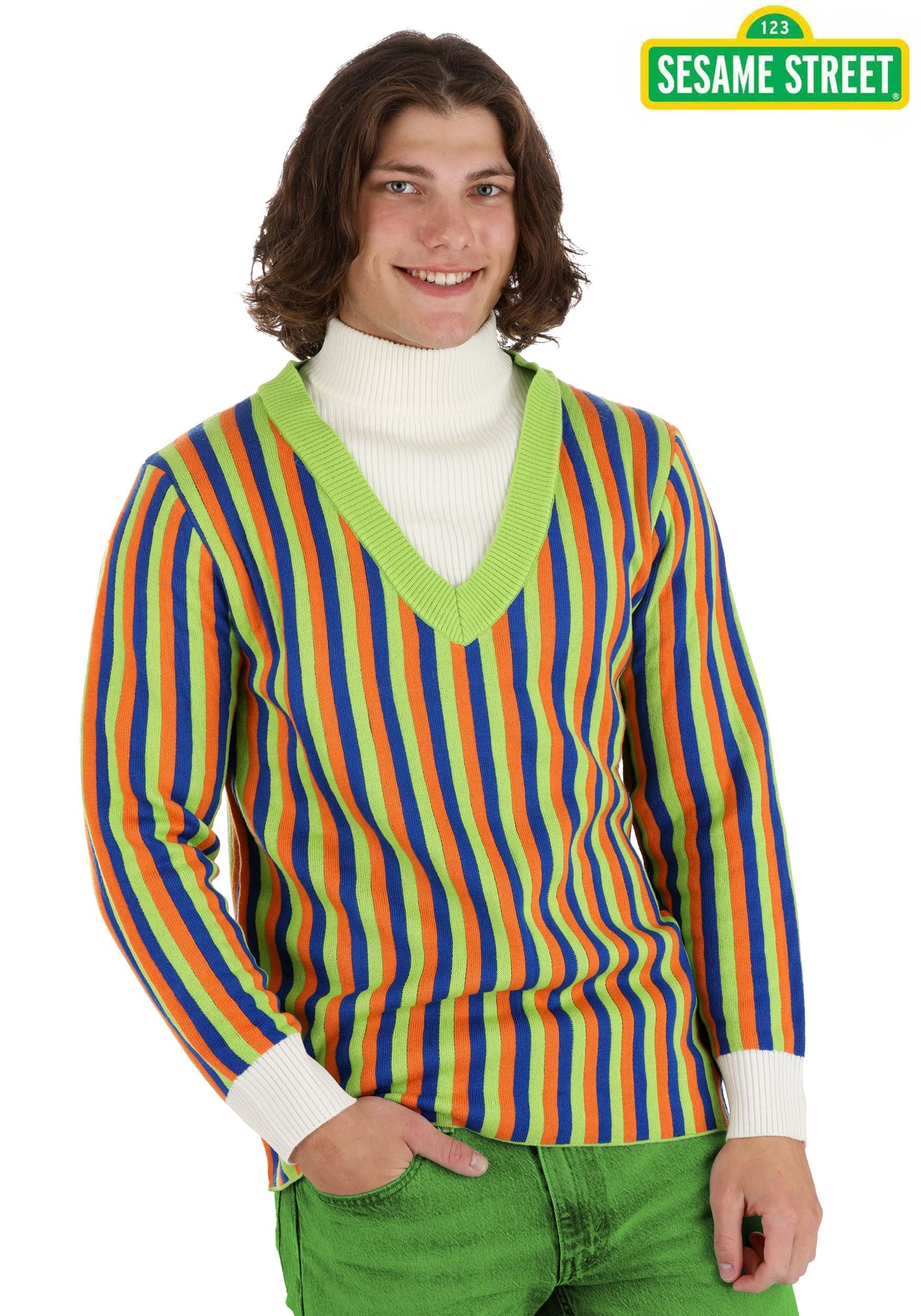 Bert Cosplay Knit Sweater For Adults , Sesame Street Sweaters