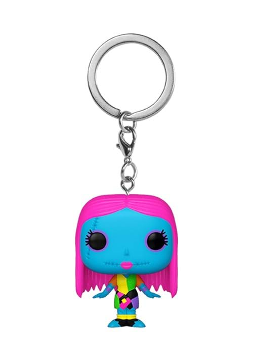 POP Keychain Nightmare Before Christmas Black Light Sally