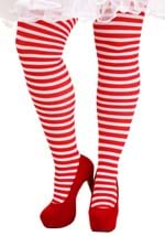 Plus Size Womens Candy Stripe Costume Tights