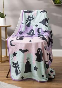 Pastel Halloween Throw Blanket-update