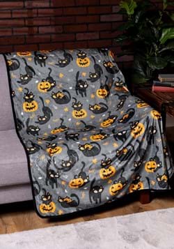 Quirky Kitty Throw Blanket-1-update-1
