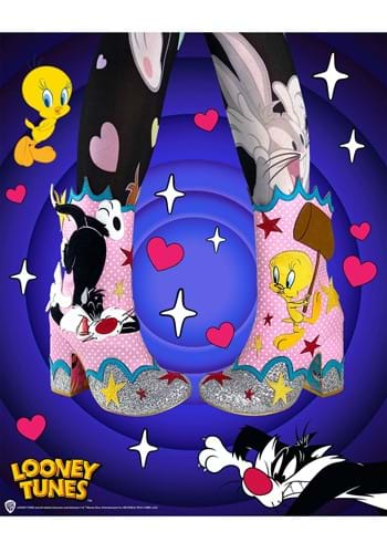 Irregular Choice Looney Tunes Sufferin Succotash Boot Main