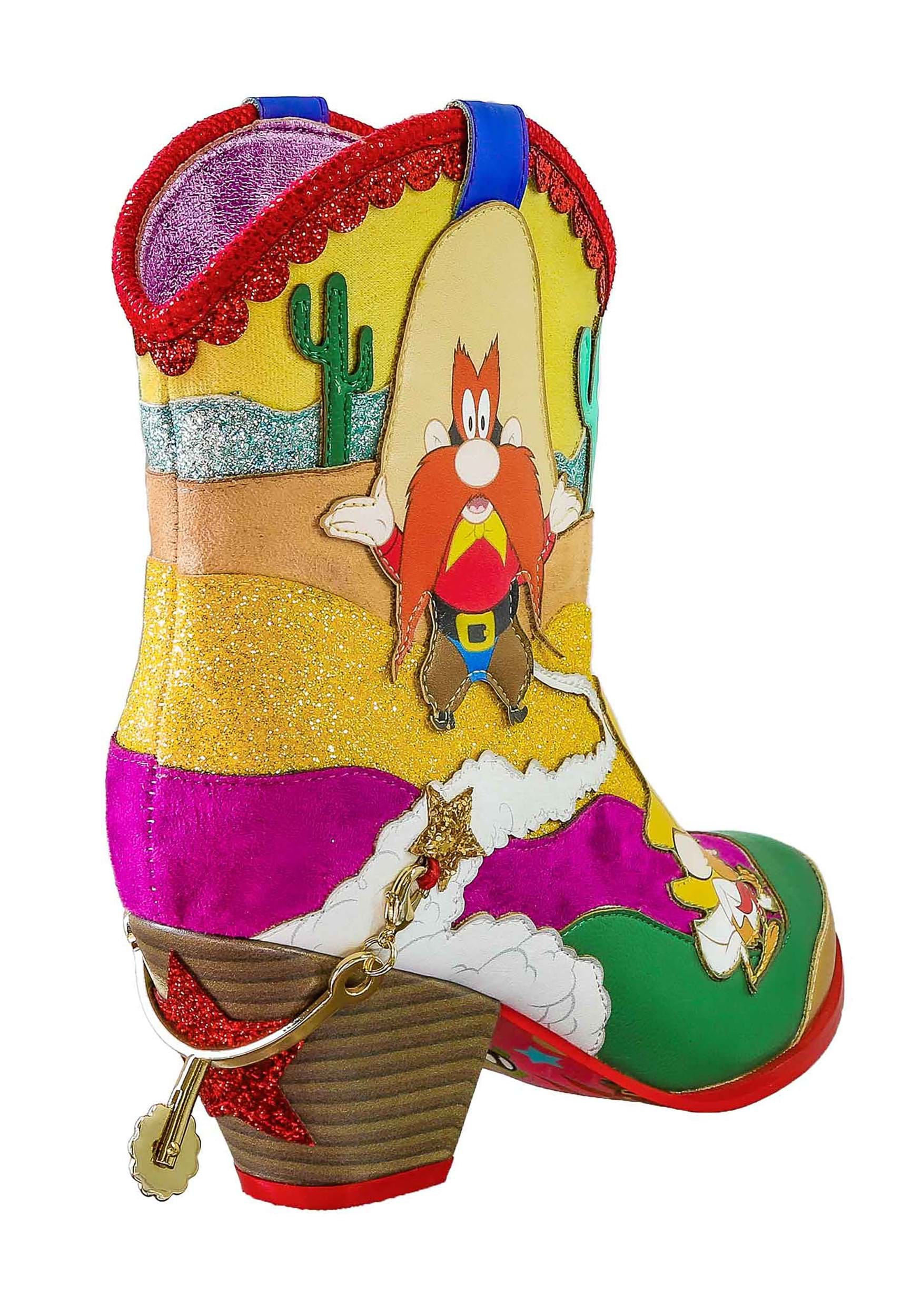 Irregular Choice Looney Tunes Rootinist Tootinist Boots